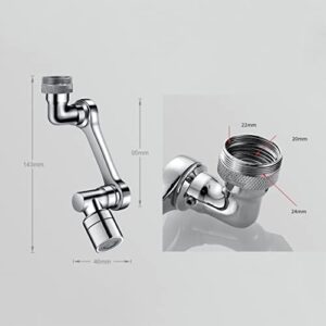 Faucet Extender for Kitchen Sink Universal,Faucet Extender for Bathroom Sink Brass,Splash Filter Faucet Extender,2 Water Outlet Modes,Splash Filter Faucet Extender