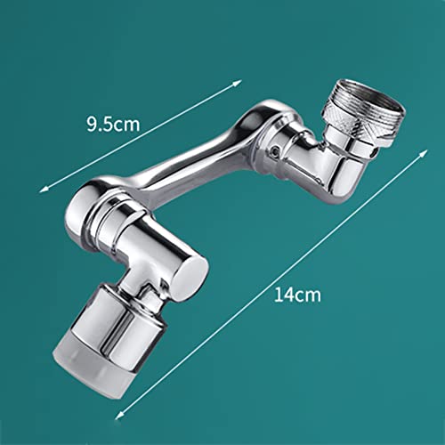 Faucet Extender for Bathroom Sink Universal,1080 Faucet Extender Brass,Universal Splash Filter Faucet 1080 Rotating,2 Water Outlet Modes,for Bathroom