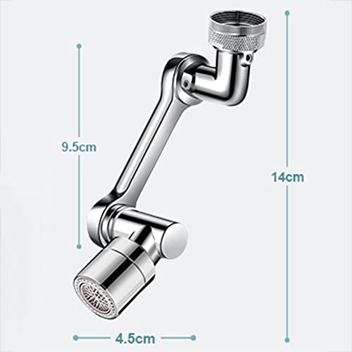 Faucet Extender for Kitchen Sink Universal,Faucet Extender for Bathroom Sink Brass,Splash Filter Faucet Extender,2 Water Outlet Modes,for Bathroom