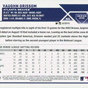 2023 Topps #275 Vaughn Grissom Atlanta Braves (RC - Rookie Card) NM-MT MLB Baseball