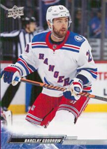 2022-23 upper deck #119 barclay goodrow new york rangers series 1 nhl hockey trading card