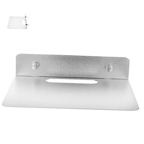 SOLUSTRE Speaker Stand 2pcs Wall Shelf Webcam Stand Shelving Brackets Wall Mounted Shelves Shelves for Wall Decor Small Shelf for Wall Camera Holder Space Aluminum Router Monitor Speaker Stands