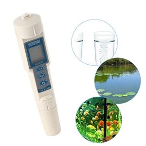 VOLDAX High Accuracy Portable 3 in 1 Pen Type Digital PH/EC/Temp Meter Water Quality Monitor Tester ph Water Tester