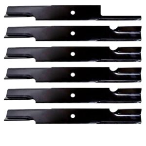 6pk 91-638 notched blades for 61" cut deck 482879 482881