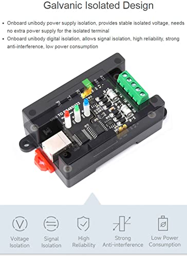 USB to RS485/422 Converter Onboard FT232RL and SP485EEN Chip, Industrial Isolated Adapter with Multiple Protection, Up To 1.2km Transmit Distance Linux, Android, WinCE, Win11/10/8.1/8/7/XP, Etc