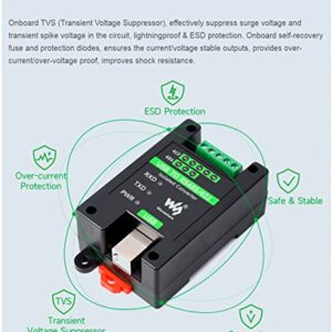 USB to RS485/422 Converter Onboard FT232RL and SP485EEN Chip, Industrial Isolated Adapter with Multiple Protection, Up To 1.2km Transmit Distance Linux, Android, WinCE, Win11/10/8.1/8/7/XP, Etc