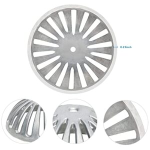 3 Pack Floor Sink Strainer Floor Drain Strainer Heavy Duty Aluminum Dome Sink Drain Strainer Floor Drain Cover for Kitchen, Bar, Outdoor Garden or Bath 5-1/4" Diameter x 2-1/4"H