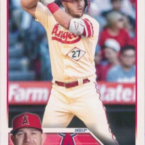 2023 Topps #27 Mike Trout NM-MT Los Angeles Angels Baseball Trading Card