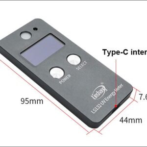 LS132 UV Energy Meter UV Intensity Tester Ultraviolet Energy Meter Spectral Response Range 315nm-400nm