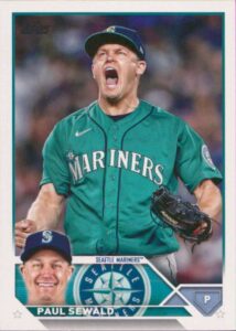 2023 topps #207 paul sewald nm-mt seattle mariners baseball trading card