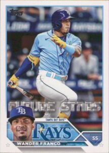 2023 topps #215 wander franco nm-mt tampa bay rays baseball trading card