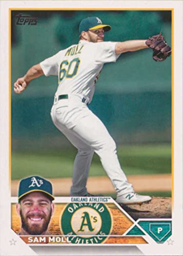 2023 Topps #8 Sam Moll NM-MT Oakland Athletics Baseball Trading Card