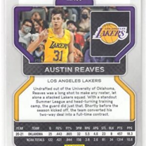 Austin Reaves 2021-22 Panini Prizm RC #165 NM++ Lakers Basketball NBA