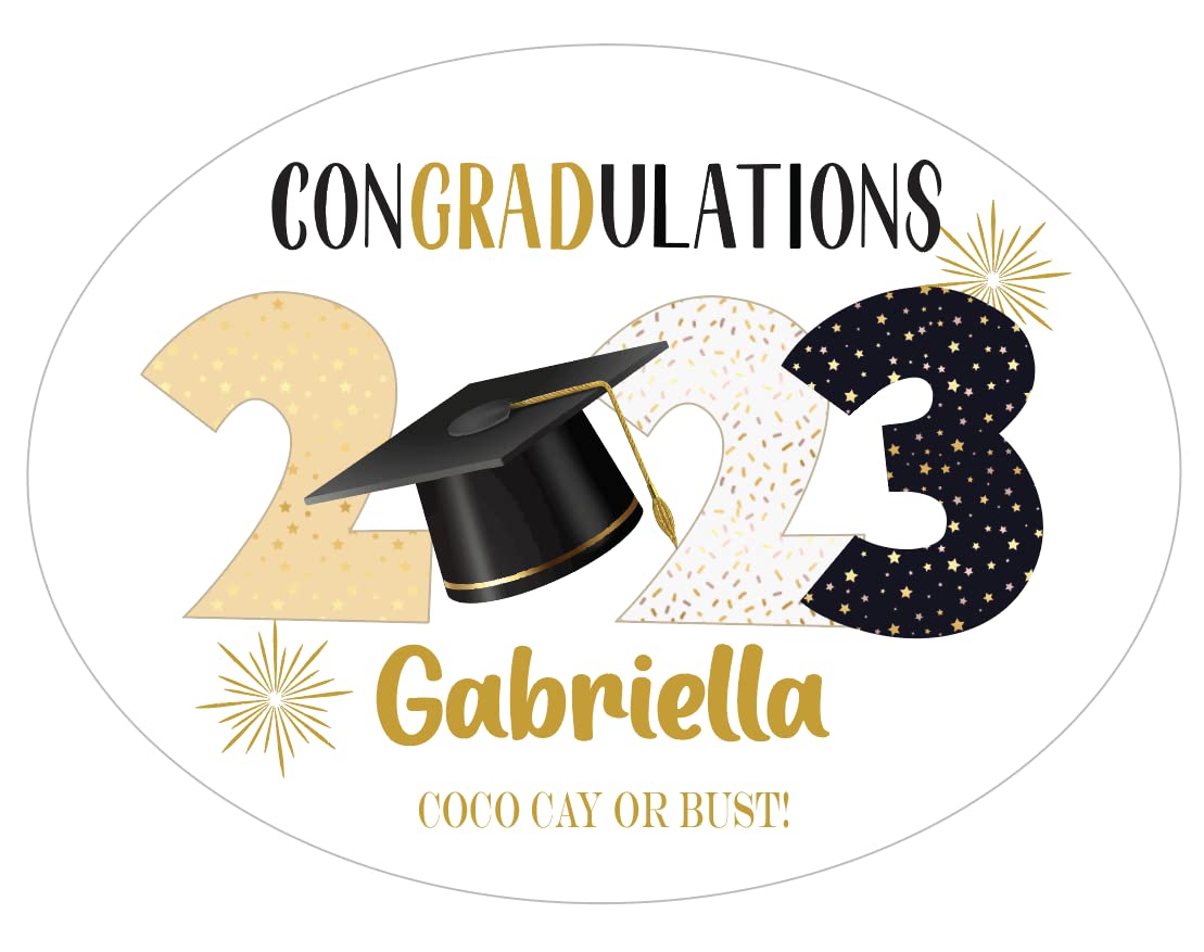 Choose Your Year Graduation Cruise Magnet Decoration Customized for your Stateroom Door on your Disney Cruise, Carnival, Royal Caribbean, etc