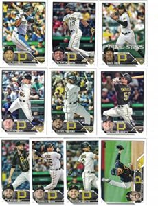 pittsburgh pirates / 2023 topps pirates baseball team set (series 1 and 2) with (22) cards. plus the 2022 topps pirates baseball team set (series 1 and 2) with (20) cards. ***includes (3) additional bonus cards of former pirates greats roberto clemente, d