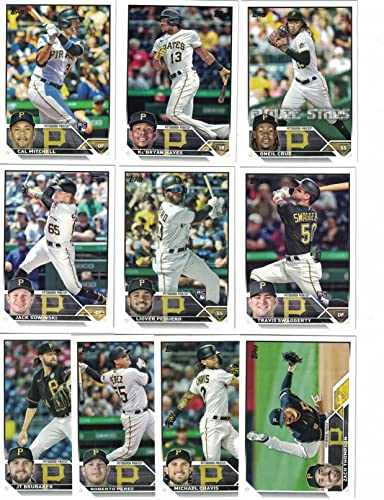 Pittsburgh Pirates / 2023 Topps Pirates Baseball Team Set (Series 1 and 2) with (22) Cards. PLUS the 2022 Topps Pirates Baseball Team Set (Series 1 and 2) with (20) Cards. ***INCLUDES (3) Additional Bonus Cards of Former Pirates Greats Roberto Clemente, D