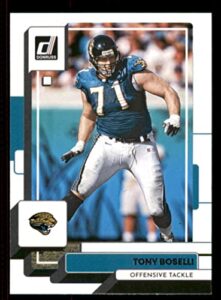 football trading card nfl 2022 donruss #65 tony boselli nm near mint jaguars