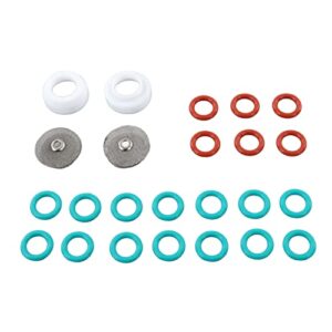 Welding Gun Accessories, Electrode Nozzles Kit Replacement Parts Color O Rings Pressure Caps Multi Specifications Easy To Install for WP17 WP18 WP26 Welder