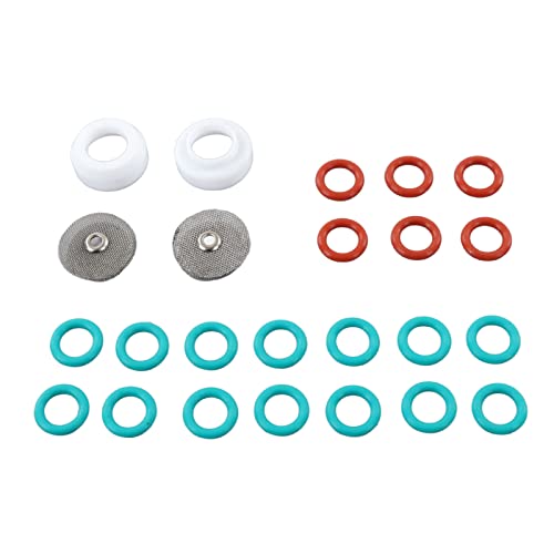 Welding Gun Accessories, Electrode Nozzles Kit Replacement Parts Color O Rings Pressure Caps Multi Specifications Easy To Install for WP17 WP18 WP26 Welder