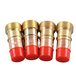 Welding Gun Accessories, Electrode Nozzles Kit Replacement Parts Color O Rings Pressure Caps Multi Specifications Easy To Install for WP17 WP18 WP26 Welder