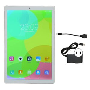 10.1 Inch Tablet, HiFi Speakers Octa Core CPU 6GB RAM 128GB ROM Portable Tablet for Office (US Plug)