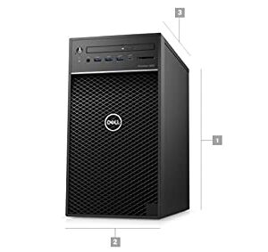 Dell Precision T3650 Workstation Desktop Computer Tower (2021) | Core Xeon W - 1TB SSD Hard Drive - 32GB RAM - RTX A4000 | 6 Cores @ 5 GHz - 8GB GDDR6 Win 11 Pro