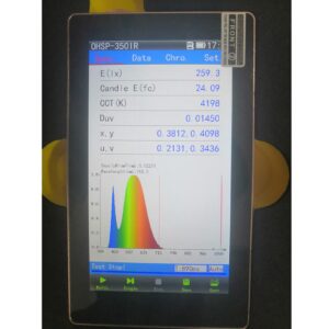 hopoocolor ohsp350ir 380-1050nm spectrometer led wavelength meter spectrometer handheld 1000nm with pc software