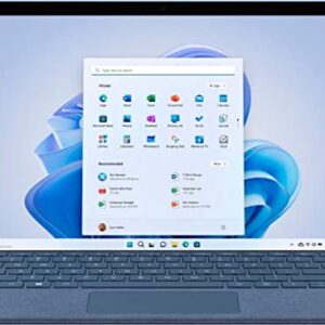 Microsoft Surface Pro 9, 13.3" Touchscreen 2-in-1 Tablet, 12th Gen Intel Core i7-1255U, Intel Iris Xe Graphics, 16GB DDR5 RAM, 512GB SSD, Windows 11h, Sapphire, Device Only, with MTC Stylus Pen