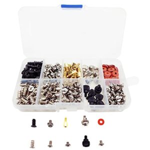 300PCS/Box Personal Computer Screw Standoffs Set Assortment Kit for Hard Drive Computer Case Motherboard Fan Power