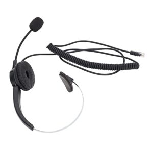 tgoon computer headset, ergonomic noise reduction ultra clear call rj9 headset adjustable volume control for customer service
