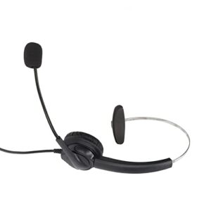 Tgoon Computer Headset, Ergonomic Noise Reduction Ultra Clear Call RJ9 Headset Adjustable Volume Control for Customer Service