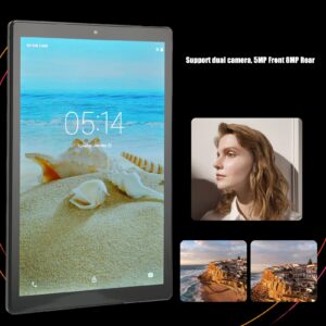 Zunate 10 Inch Tablet, Android Tablet, 1080P Full HD IPS Screen, 4GB RAM 64GB ROM 128GB Expand, Octa Core Processor, 5000MAH Battery, Dual Band WiFi, 8MP Camera