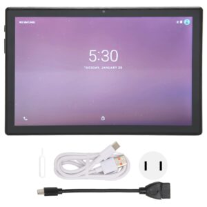 10 Inch Tablet, 5GWIFI HD Tablet 100-240V 5MP Front 13MP Rear for Study for Android 11 (US Plug)