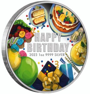 2023 p happy birthday 1 oz silver coin $1 seller proof