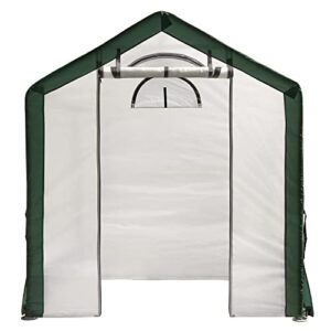 Miracle-Gro 6' x 4' x 6' All-Season Indoor/Outdoor Backyard Garden Greenhouse and Compact Waterproof Plant Shelter, Translucent