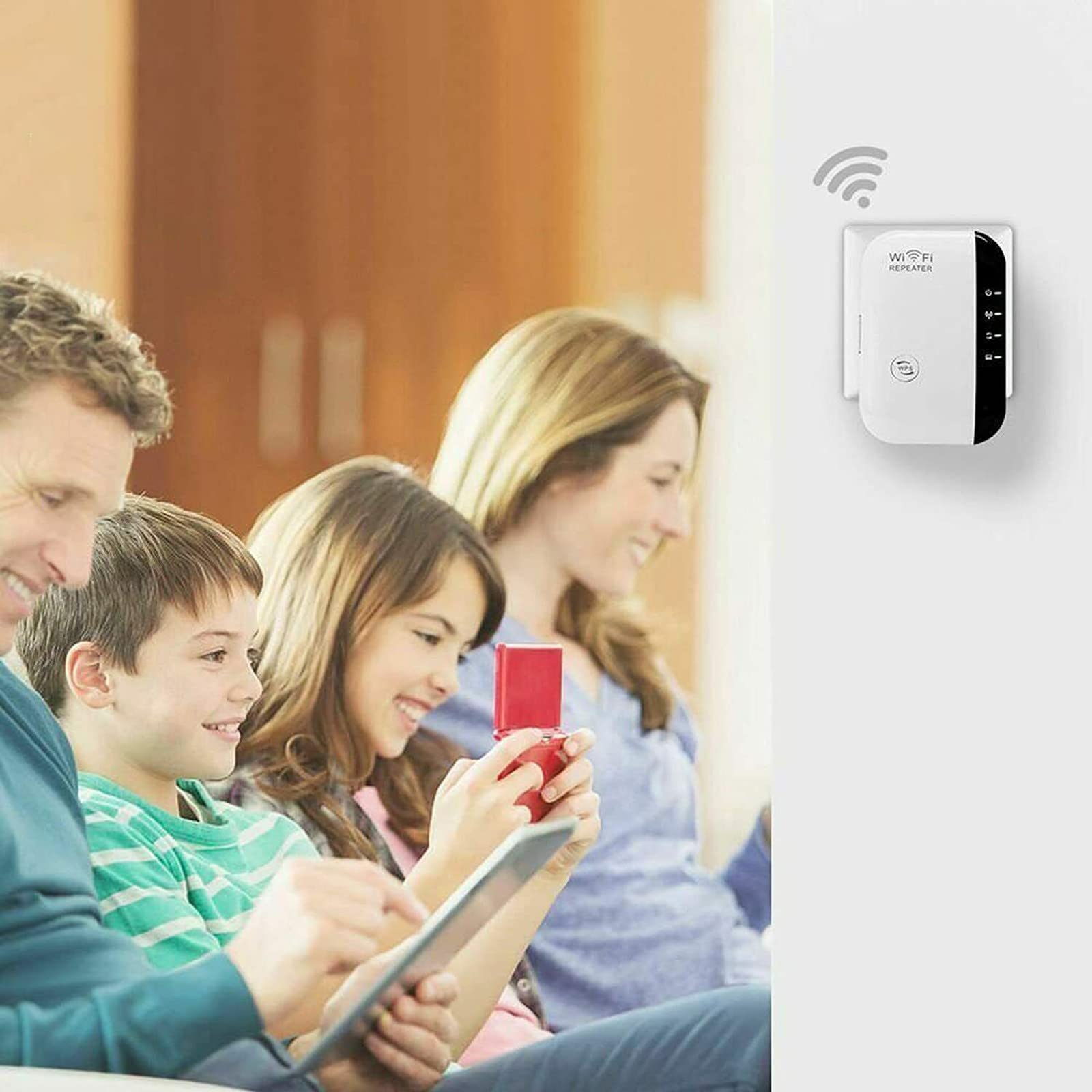 WiFi Extenders Signal Booster for Home, WiFi Repeater, Wireless Internet Repeater, Long Range Wireless Internet Repeater and Signal Amplifier with Ethernet Port, Access Point, Easy to Set Up
