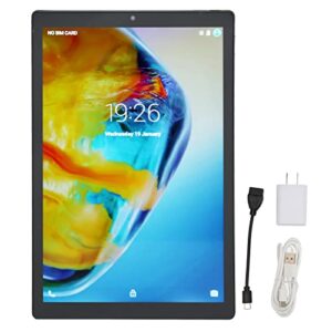 10 Inch Tablet, Night Reading Mode 100-240V Call Support Fast Charging Gaming Tablet 4GB RAM 64GB ROM for Elderly Reading (US Plug)