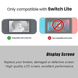 KOSDFOGE LCD Display Screen, Replacement Glass LCD Display Screen Repair Parts Fit for Switch Lite Game Console