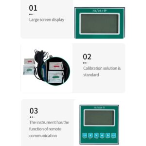 Water Dissolved Oxygen Analyzer Measurement Controller for Digital Online pH Meter 0.01PH Accuracy -0.00~14.00PH