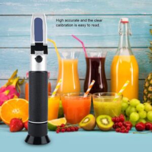 Estink Brix Refractometer, Professional 0~10% Brix Refractometer Portable Jam Beer Milk Fruit Juice Sugar Tester Meter for Beer, Fruit Juice, Milk, Jam, Honey