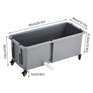 taimowei Mop Sink Wash Station Commercial Mop Service Basin Sink Laundry Tub Slop Sinks for Kitchen Restaurant Business