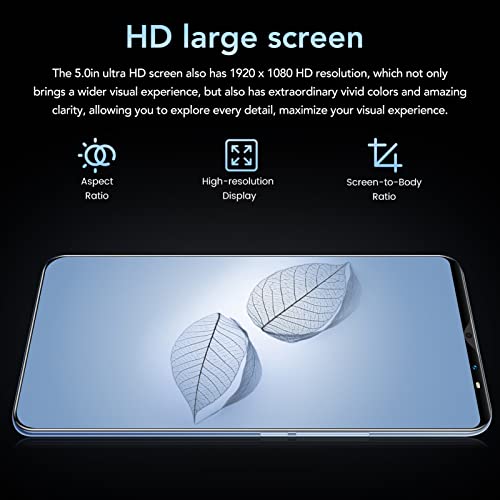 5.0 Inch Smartphones for Android 11.0-1920x1080 HD Touch Screen, Unlocked Cell Phone with Octa Core Processor, 2.4G and 5G WiFi, 5MP + 8MP, 4800mAh Long Lasting Battery