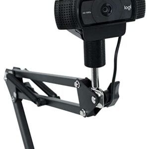 Rockville Solo-Cast Pro 24 bit 192Khz USB Computer Microphone PC Zoom Mic+Stand Bundle iSTAND 85 Dual Desktop Boom Arm Stand