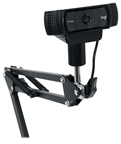 Rockville Solo-Cast Pro 24 bit 192Khz USB Computer Microphone PC Zoom Mic+Stand Bundle iSTAND 85 Dual Desktop Boom Arm Stand