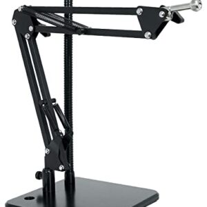 Rockville Solo-Cast Pro 24 bit 192Khz USB Computer Microphone PC Zoom Mic+Stand Bundle iSTAND 85 Dual Desktop Boom Arm Stand