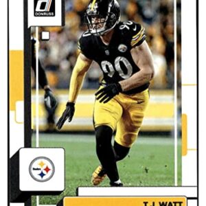 T.J. Watt 2022 Donruss #221 NM+-MT+ NFL Football Steelers