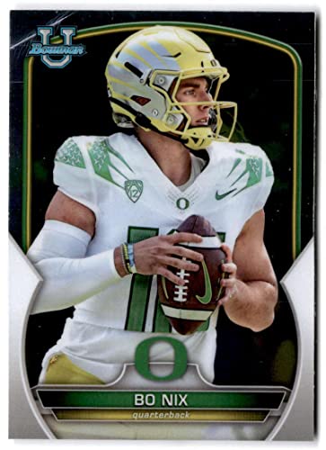 2022 Bowman Chrome University #61 Bo Nix Oregon Ducks Football