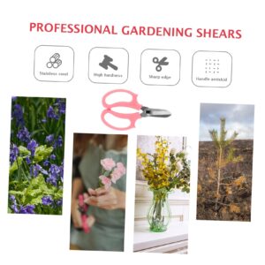 TEHAUX 2 Pcs Cutting Shears Floral Shears Garden Scissor Plant Shear Pole Pruning Shear Trimming Shear Florist Scissor Branch Cutter Loppers Grafting Scissors Stainless Steel Pp Plastic