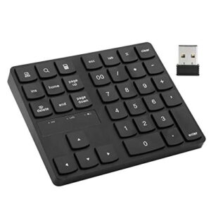 yinuoday mini numeric keypad 35 keys 2. 4g wireless ultra slim portable keyboard computer supplies or laptop, desktop, pc, notebook