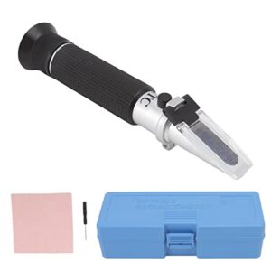 gloglow 0-80% alcohol refractometer, handheld alcohol tester meter measure instrument for wine making and beer brewing